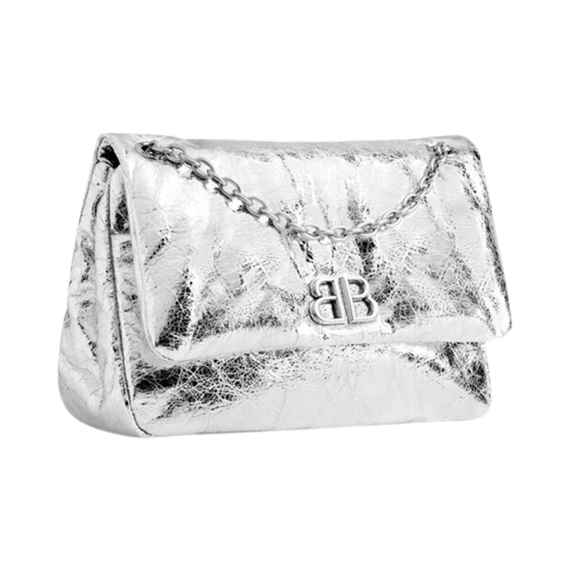 발렌시아가 모나코 미니백 메탈라이즈드 실버 | Balenciaga | KREAM