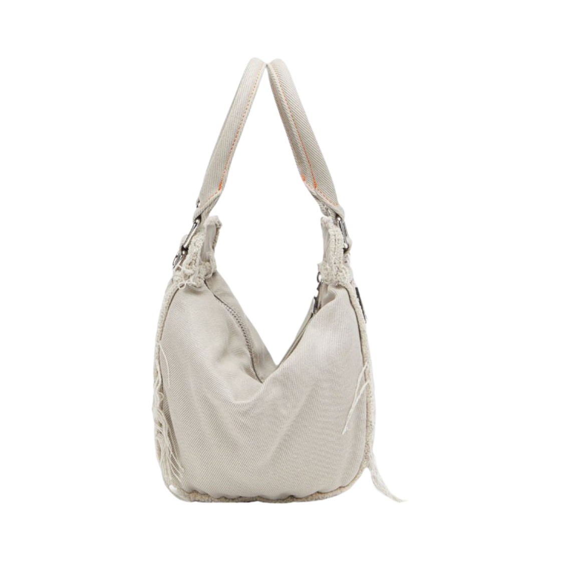 디젤 D-비나-C XS 캔버스 미니백 화이트(Diesel D-Vina-C XS Canvas Mini Bag White) - 3