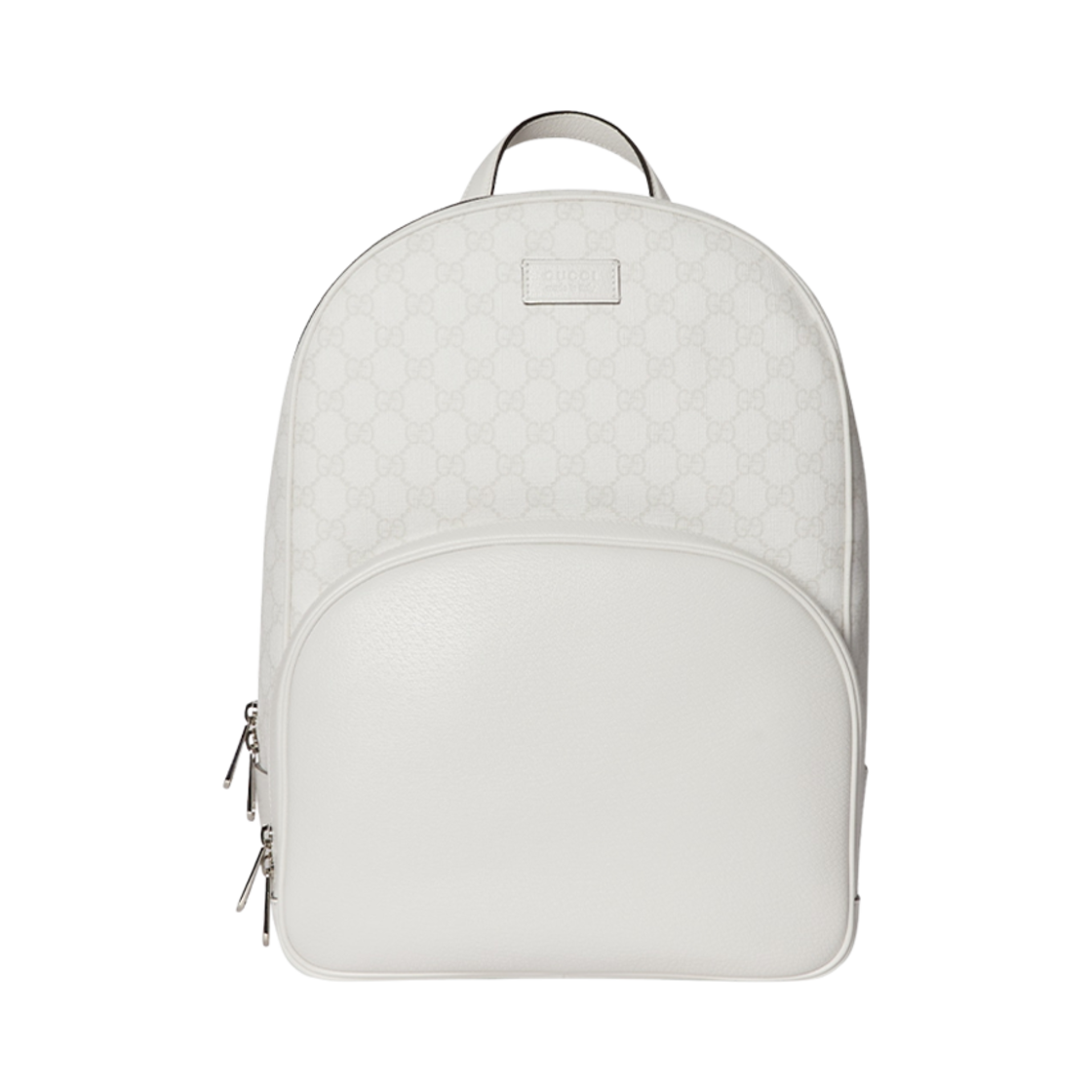 구찌 미디움 GG 백팩 화이트 레더(Gucci Medium GG Backpack White Leather) - 1