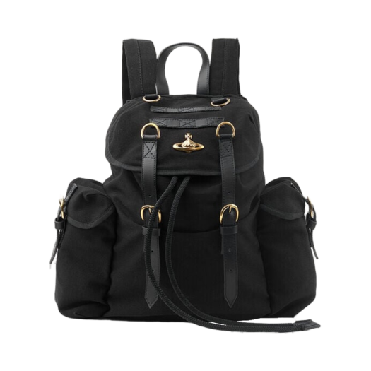 43010072-W00IW-N401 Vivienne Westwood Highland Backpack Black