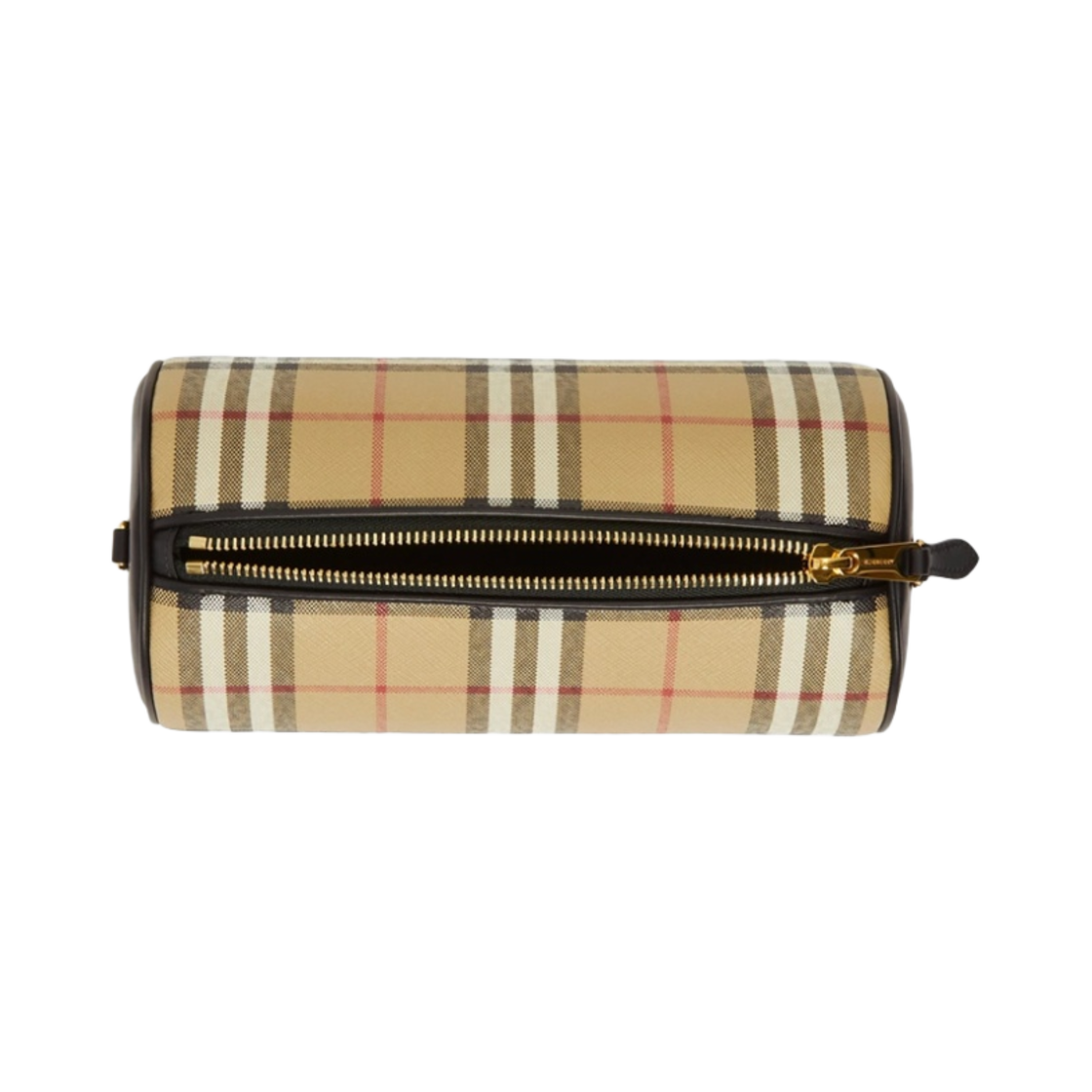 버버리 빈티지 체크 배럴백 아카이브 베이지 블랙(Burberry Vintage Check Barrel Bag Archive Beige Black) - 2