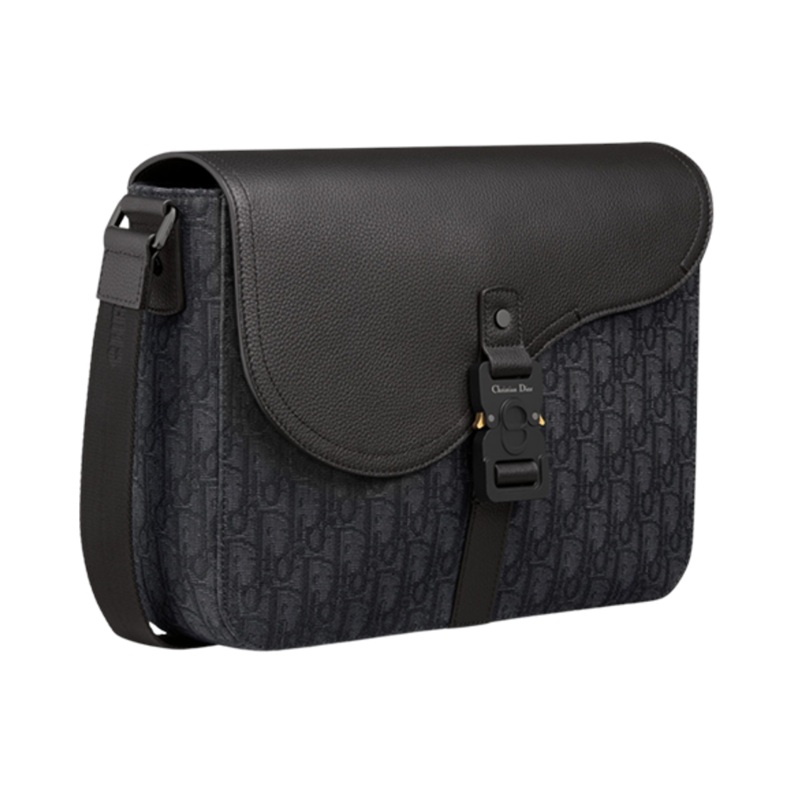 디올 새들 메신저 백 블랙(Dior Saddle Messenger Bag Black) - 2