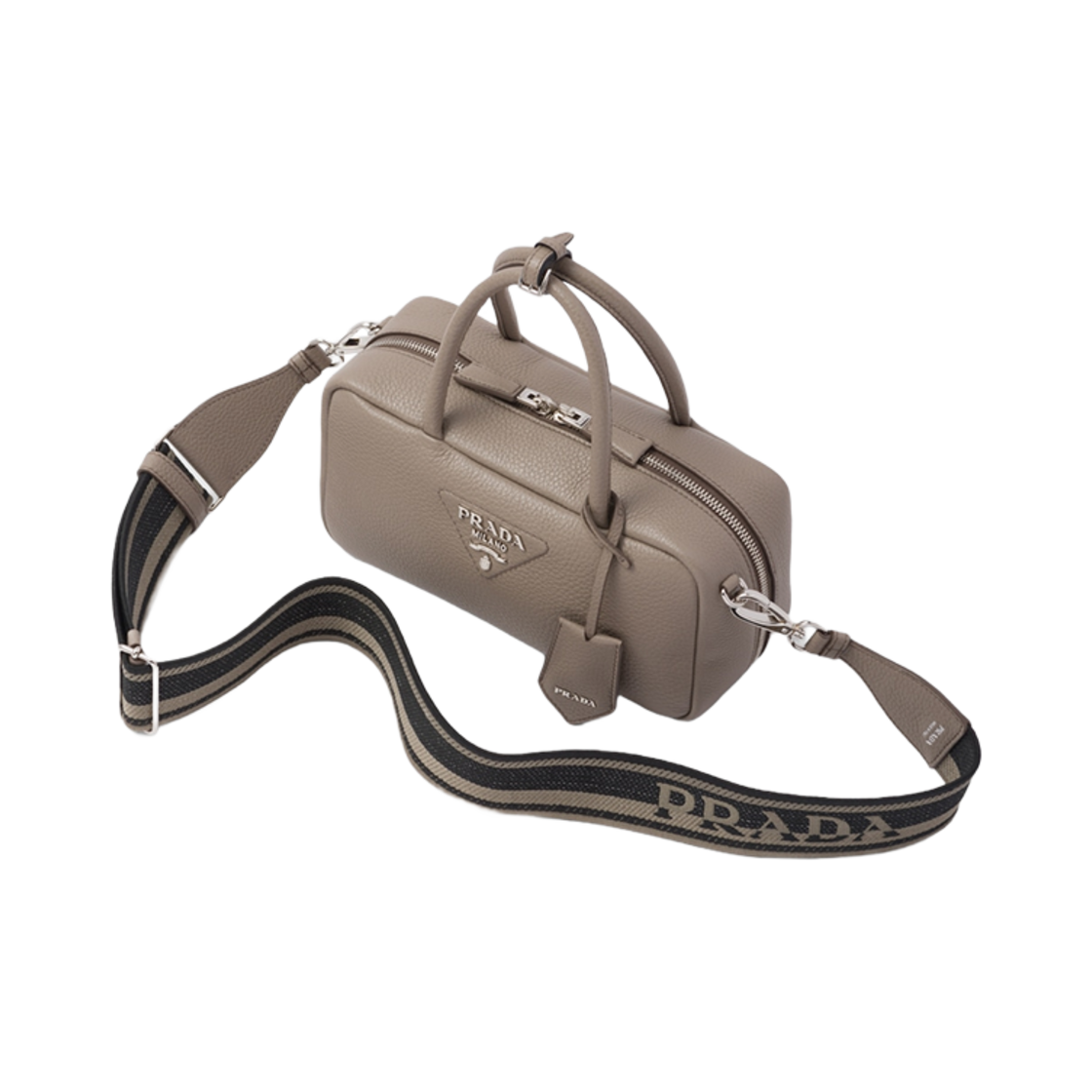 프라다 레더 탑 핸들 백 클레이(Prada Leather Top-Handle Bag Clay) - 2