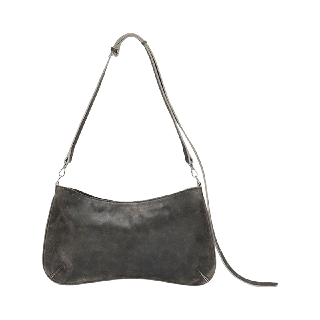 마뗑킴 지퍼 레더 스퀘어백 브라운(Matin Kim Zipper Leather Square Bag Brown) - 2
