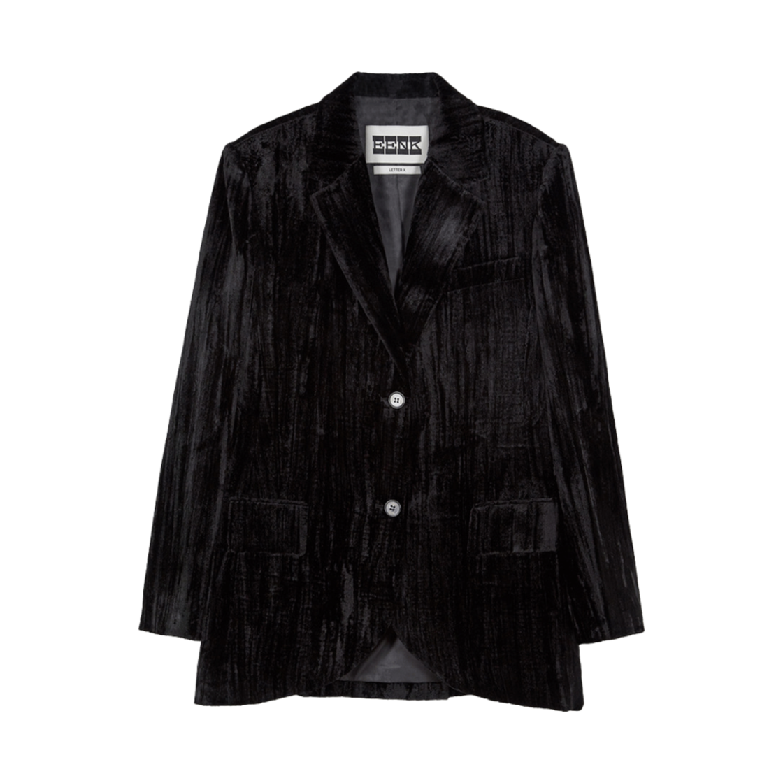 EEX-1N453-JK06-BK [KREAM 단독] EENK Xiana Singlebreasted Blazer Black - 대표 이미지 #1