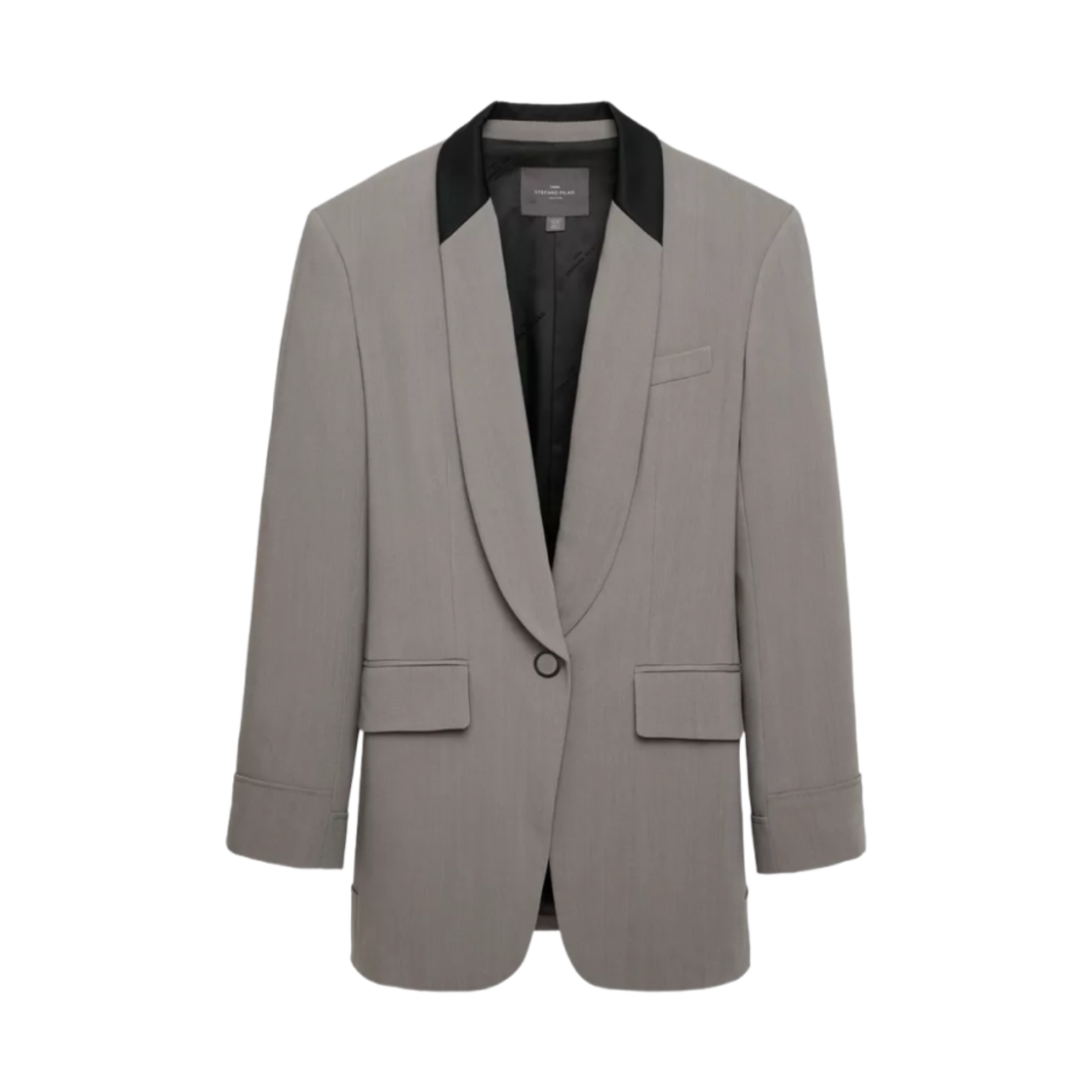 (W) 자라 x 스테파노 필라티 울 블렌드 블레이저 펄 그레이