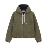 Stussy Insulated Canvas Work Jacket Olive Drab