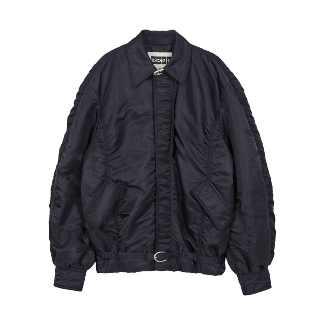 EEZ-1O353-M-JP01-NV EENK Zog Belted Jumper Navy - 대표 이미지 #1