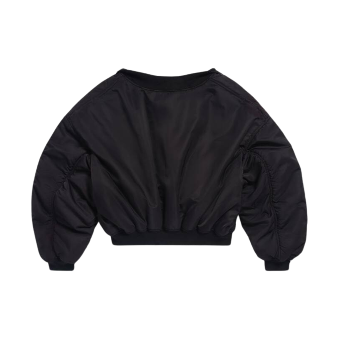 발렌시아가 오프 사우스 봄버 블랙(Balenciaga Off Shoulder Bomber Black) - 2