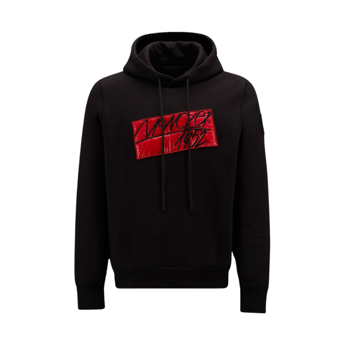 몽클레르 1952 로고 후드 블랙 - 22FW(Moncler 1952 Logo Hoodie Black - 22FW) - 1