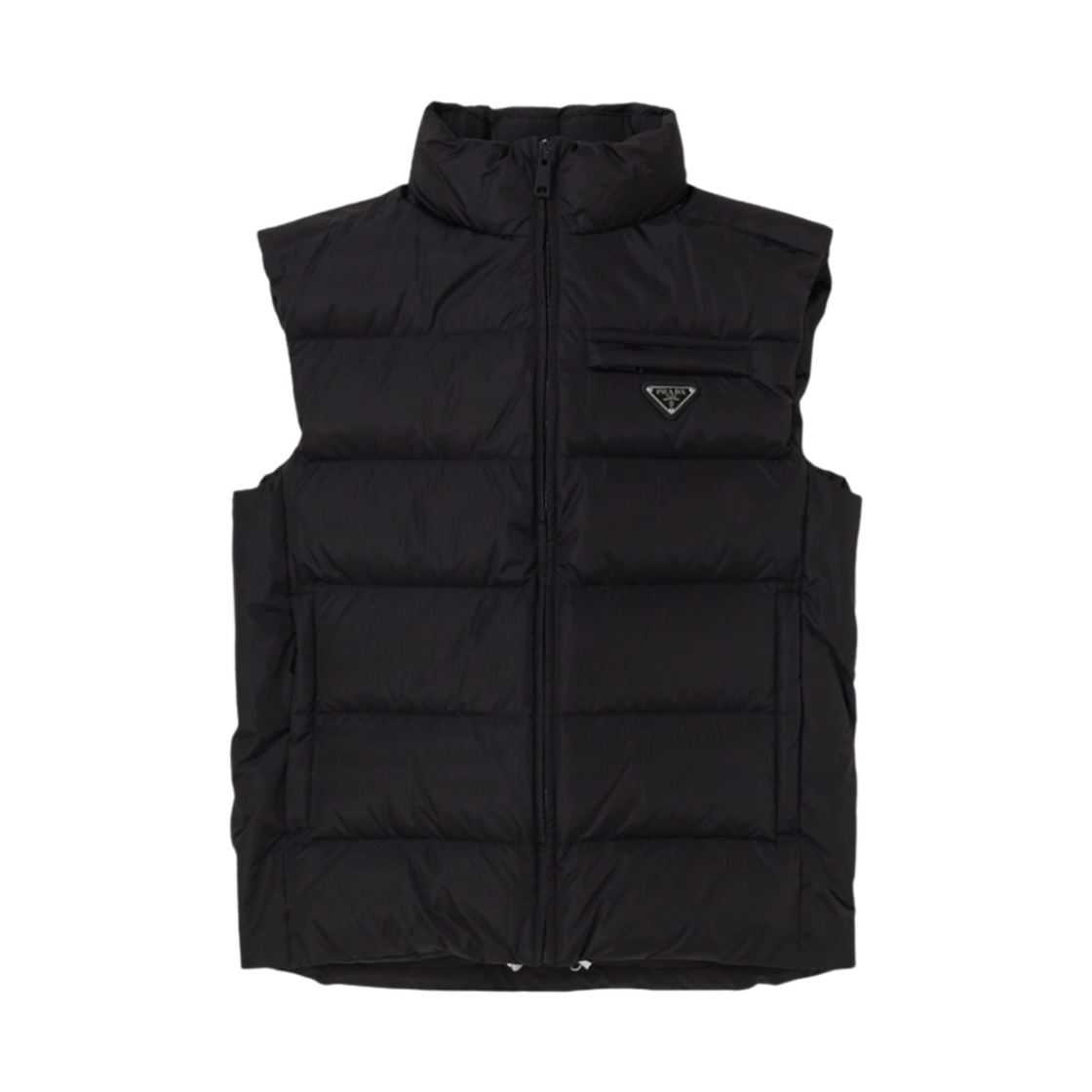 프라다 리나일론 다운 베스트 블랙(Prada Re-Nylon Down Vest Black)