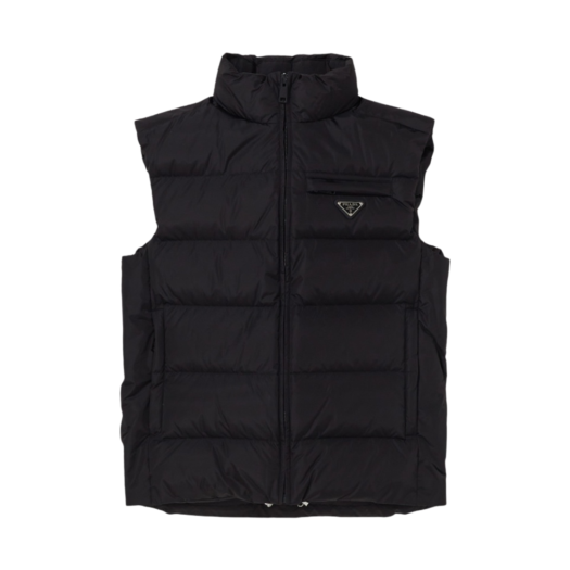 SGB033-1WQ9-F0002 Prada Re-Nylon Down Vest Black