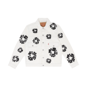 Denim Tears Type II All Over Wreath Jacket White