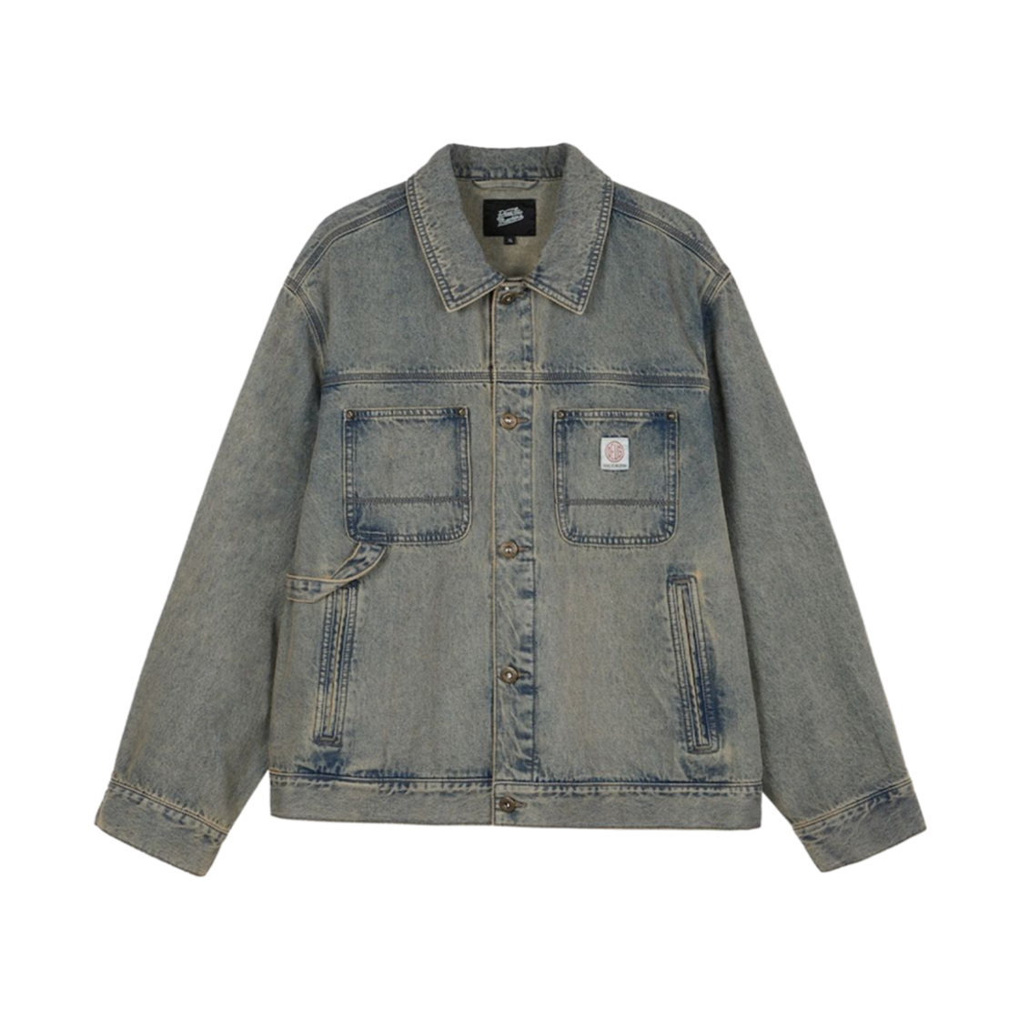 데우스 엑스 마키나 컬리지 어드레스 트러커 자켓 다크 인디고(Deus Ex Machina College Address Trucker Jacket Dark Indigo)