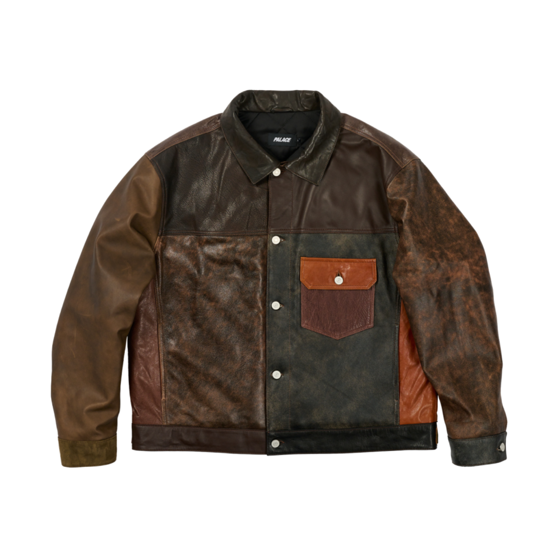 팔라스 패치 레더 자켓 멀티 - 25SS