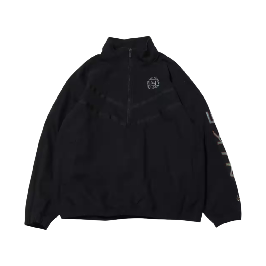 나이키 윈드러너 캔버스 자켓 블랙 - 아시아(Nike Windrunner Canvas Jacket Black - Asia)