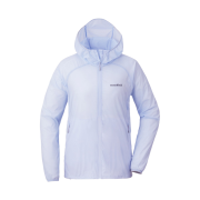 (W) Montbell U.L. Stretch Wind Hooded Jacket Light Blue