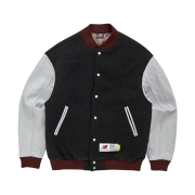 New Balance x Thisisneverthat Varsity Jacket Charcoal