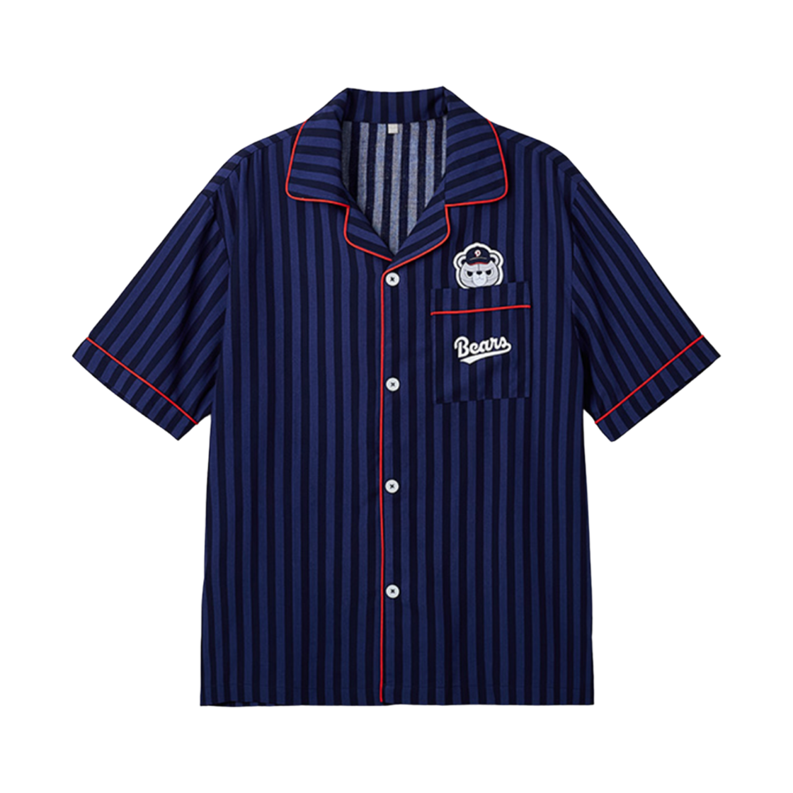SPPPF25UF3 Doosan Bears x Spao Short Sleeve Pajama Set Navy