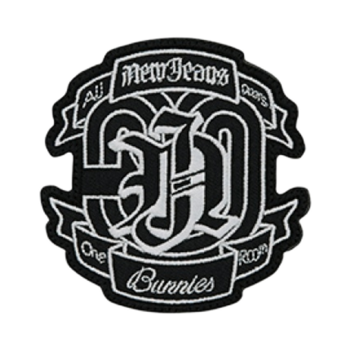 뉴진스 버니즈 캠프 와펜 블랙(NewJeans Bunnies Camp Wappen Black) - 1