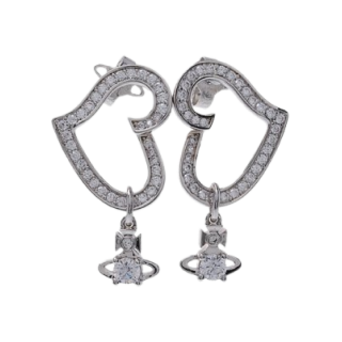 6203006S-P102 (W) Vivienne Westwood Belinda Earrings Silver