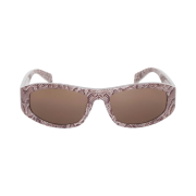 Stussy Landon Sunglasses Snake Skin Brown Lens