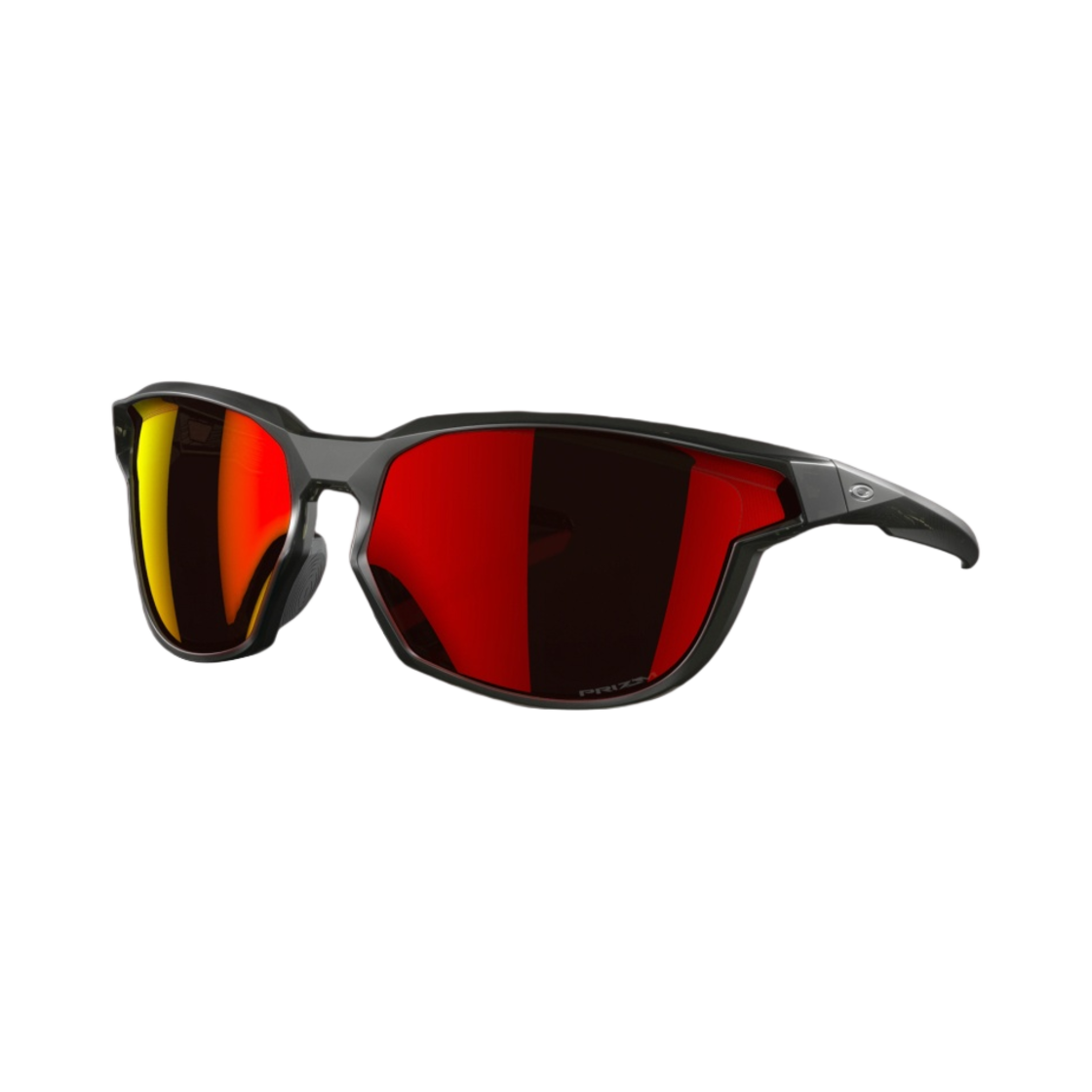 오클리 카스트 매트 그레이 스모크 프레임 프리즘 루비 렌즈 하이 브릿지 핏(Oakley Kaast Matte Grey Smoke Frame Prizm Ruby Lenses High Bridge Fit) - 1
