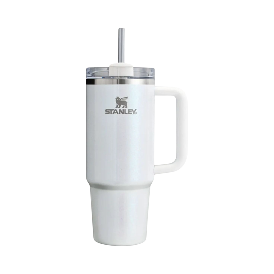 스탠리 더 퀜처 H2.0 플로우스테이트 텀블러 887ml 펄 화이트(Stanley The Quencher H2.0 Flowstate Tumbler 887ml Pearl White)