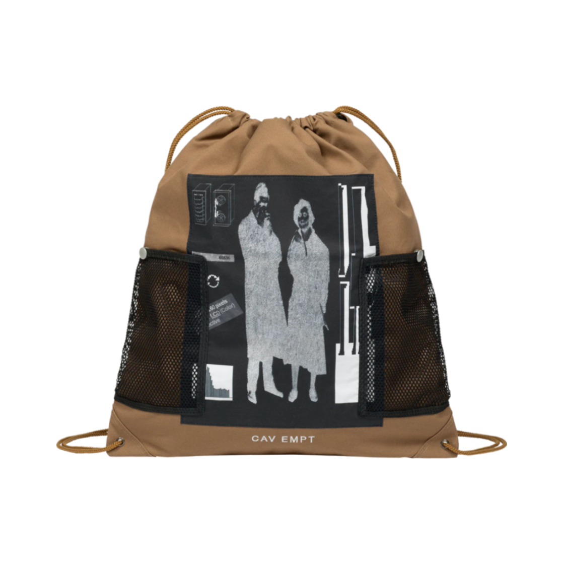 카브엠트 실루엣 F13 백 차콜 - 25SS(Cav Empt Silhouettes F13 Bag Charcoal - 25SS)