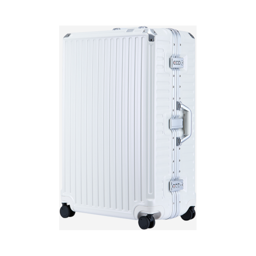 LV-MONDDAK-28-WHITE LEAD VAULT Monddak Suitcase 28Inch White