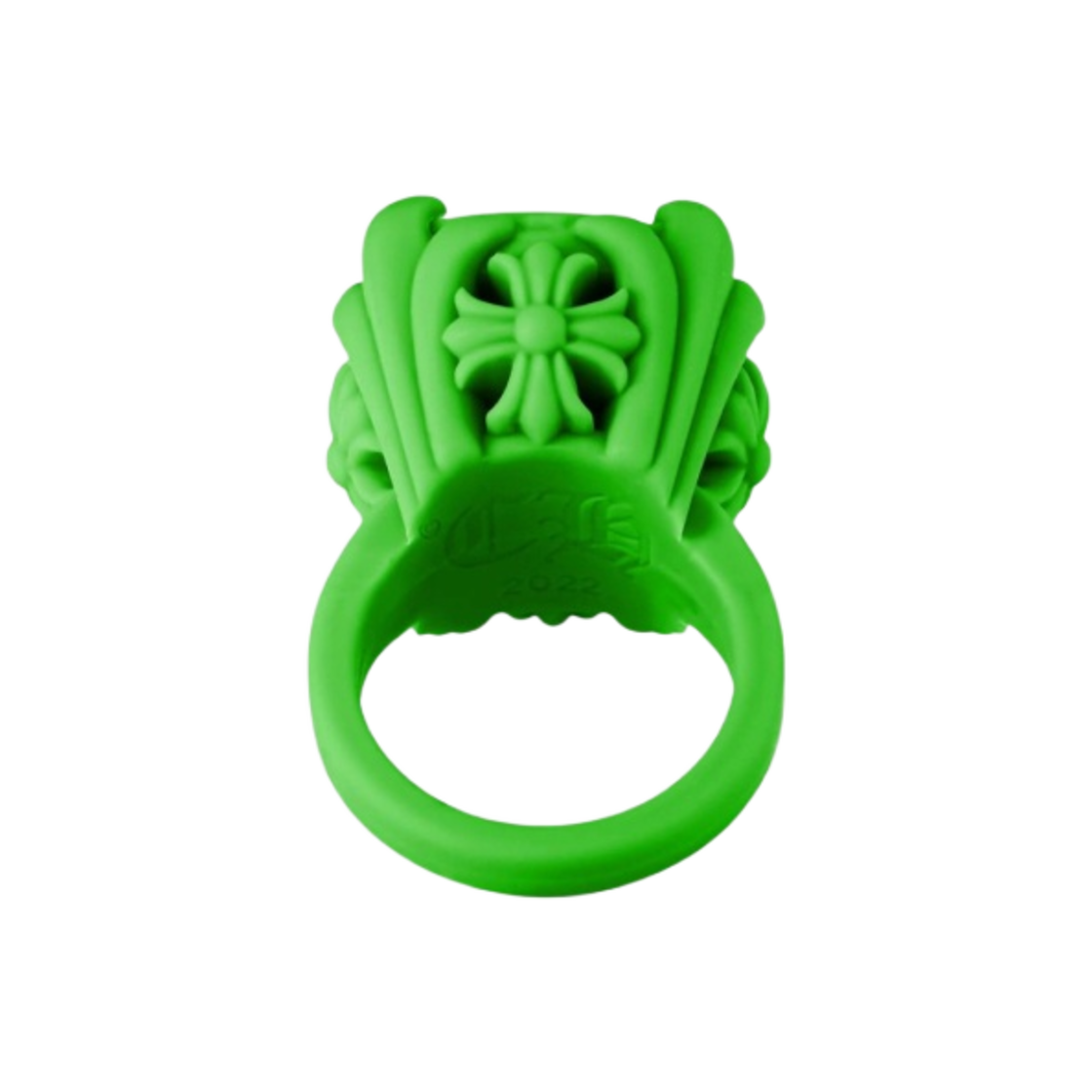 ◆CHROME HEARTS◆シリコンリング Cock & Tail Ring Green CH+ 크롬하츠 실리크롬 칵 & 테일 링 그린 - 2022/2023 | Chrome