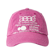 Aeae Web Logo Damaged Cap Pink