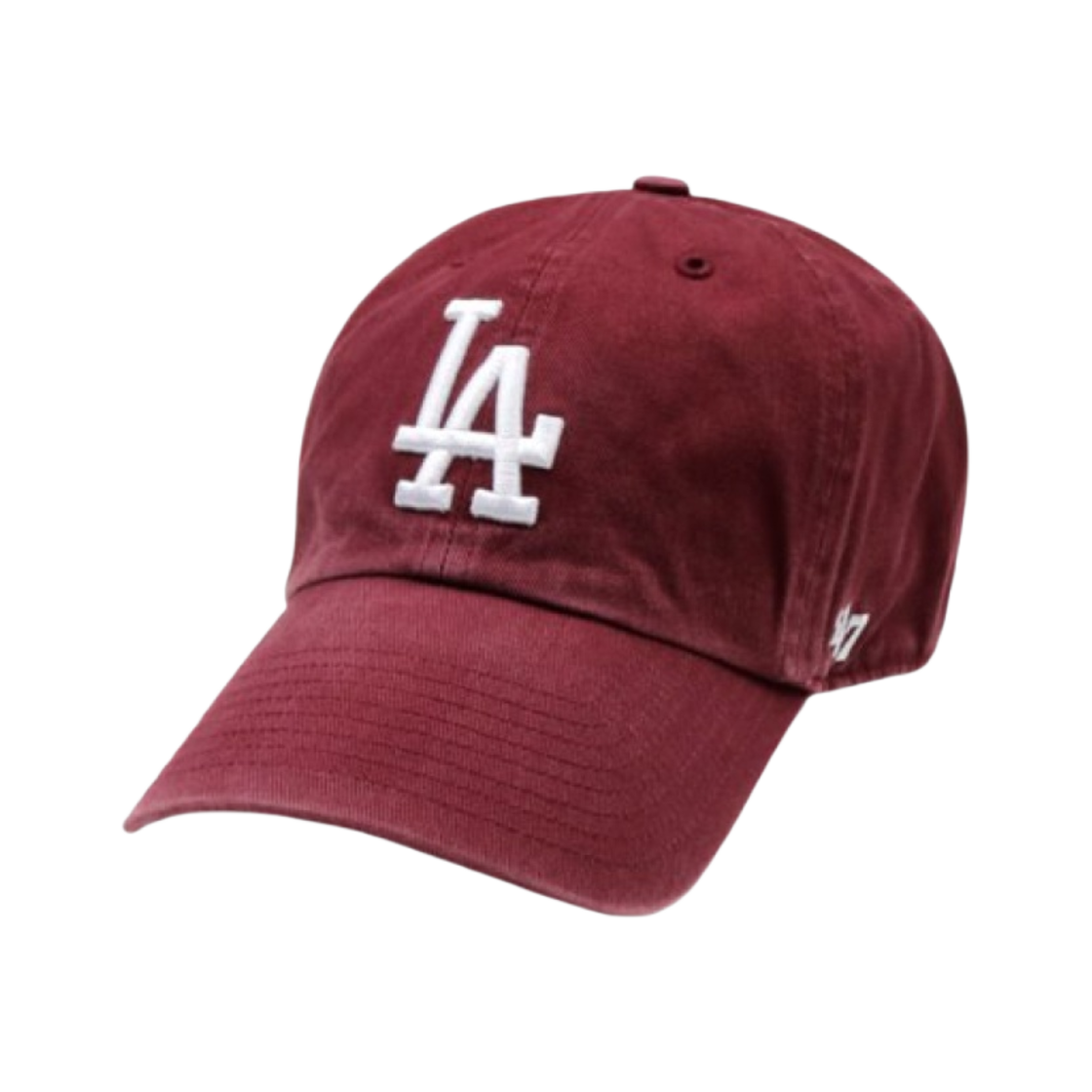 B-RGW12GWS-KMB 47 Brand LA Dodgers BW Clean Up Dark Maroon