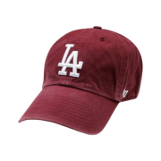 47 Brand LA Dodgers BW Clean Up Dark Maroon