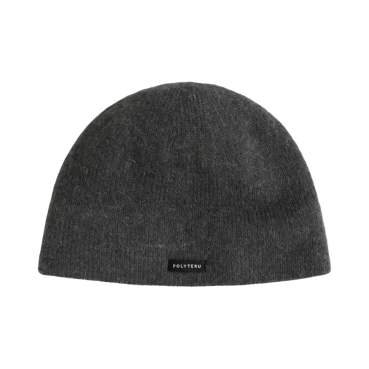 PL5PHE4301A4 Polyteru Knit Beanie Whole Garment Gray