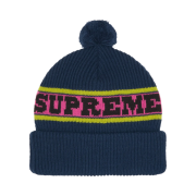 Supreme Big Stripe Beanie Navy - 24FW