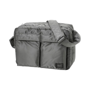 Porter Tanker Shoulder Bag L Silver gray