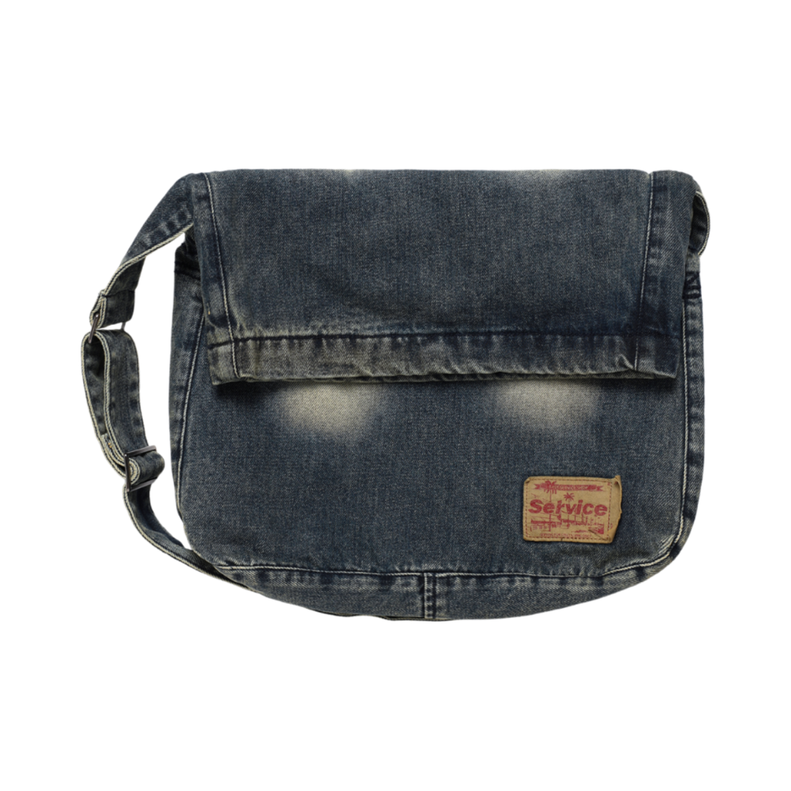 이스트서비스샵 데님 다이드 크로스백 빈티지 인디고(eastserviceshop Denim Dyed Cross Bag Vintage Indigo)