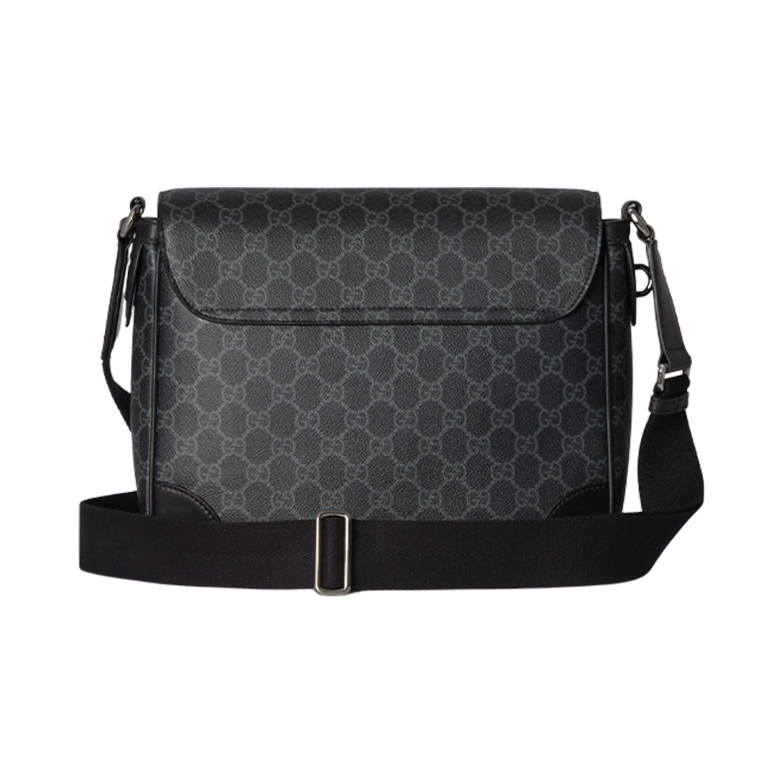 구찌 GG 엠블럼 미디움 크로스바디백 블랙(Gucci GG Emblem Medium Crossbody Bag Black) - 3