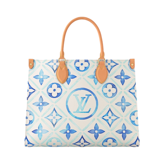 Louis Vuitton Onthego MM Monogram Lagoon Blue