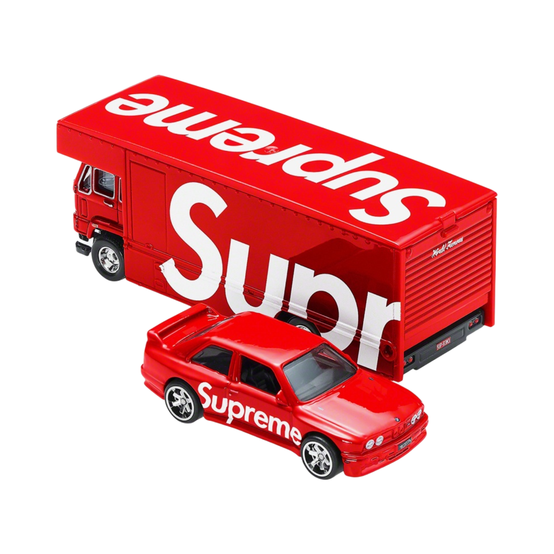 핫 휠 x 슈프림 플리트 플라이어 + 1992 BMW M3 레드 - 19SS(Hot Wheels x Supreme Fleet Flyer + 1992 BMW M3 Red - 19SS)