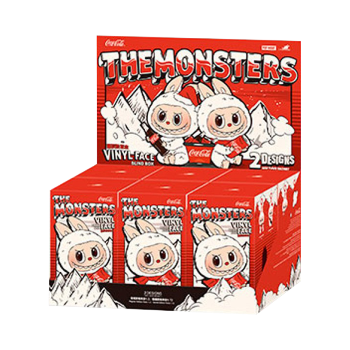 팝마트 라부부 코카콜라 시리즈 인형 키링 미개봉 랜덤박스 (6개입)(Pop Mart Labubu Coca Cola Series Keyring Sealed Case (6 Blind Boxes))