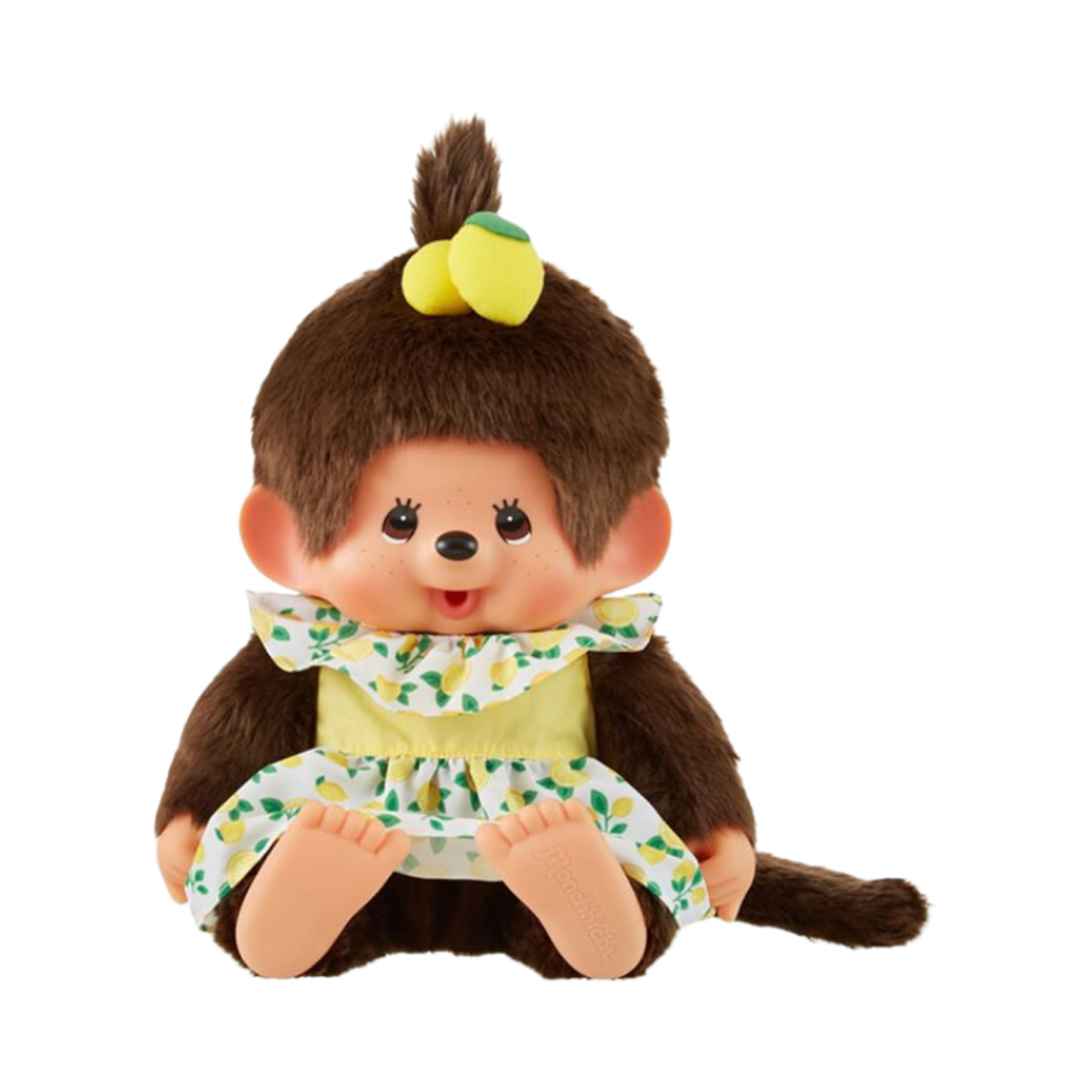 - Monchhichi Mon Mon Farm Lemon L Girl Doll Brown