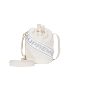 Supreme Small Cinch Pouch White - 23FW