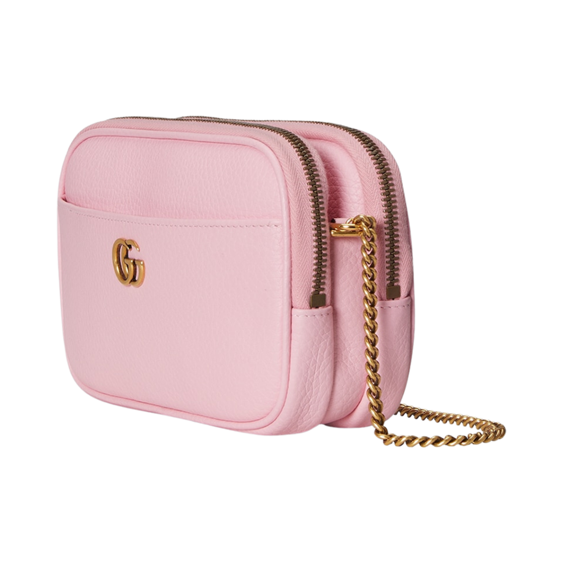 구찌 더블 G 슈퍼 미니백 뱀부 핑크 레더(Gucci Double G Super Mini Bag with Bamboo Pink Leather) - 2