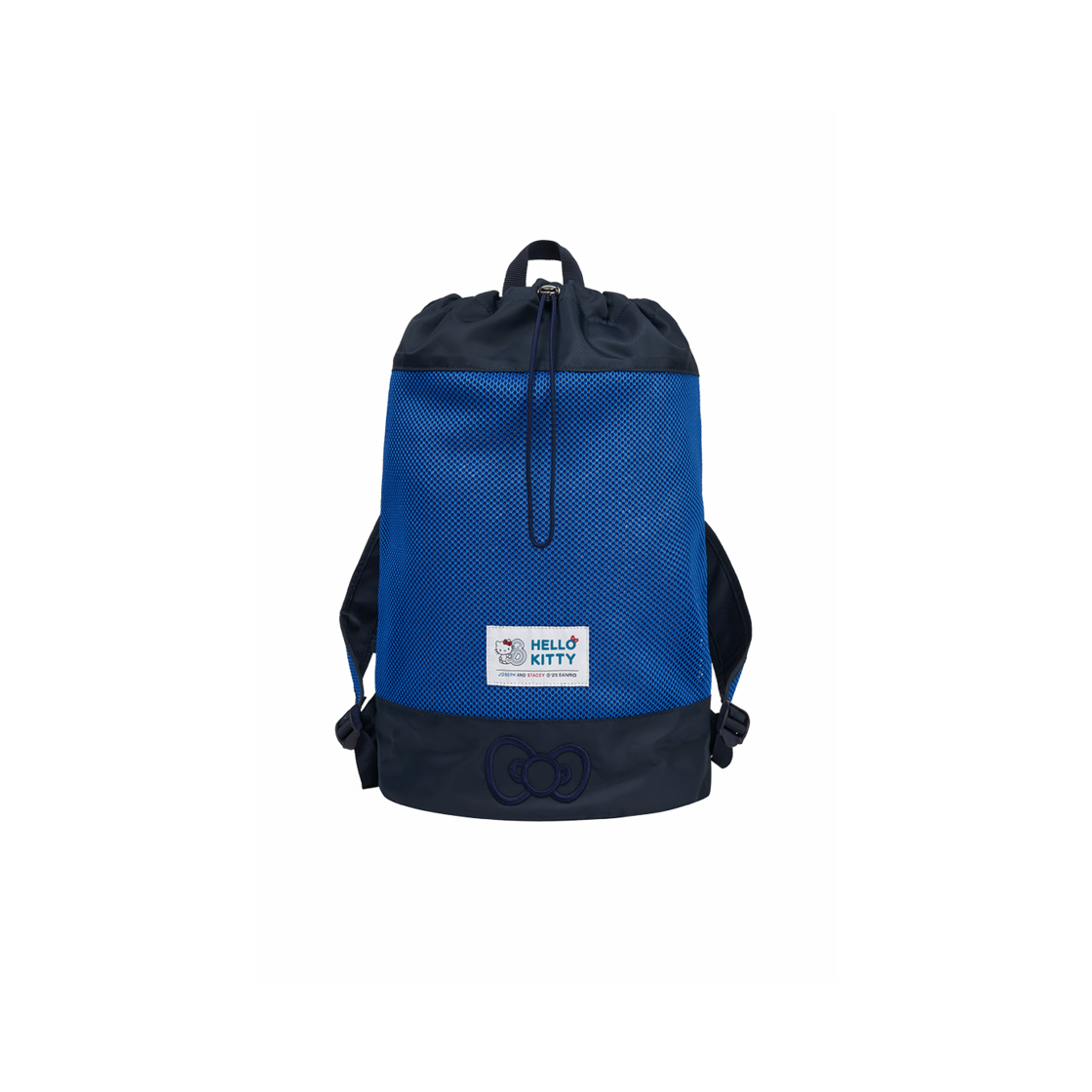 0JSQ1BP05BNYF Joseph&Stacey Mesh Backpack Hello Kitty Blue Navy
