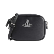 Vivienne Westwood Vegan Anna Camera Shoulder Bag Black