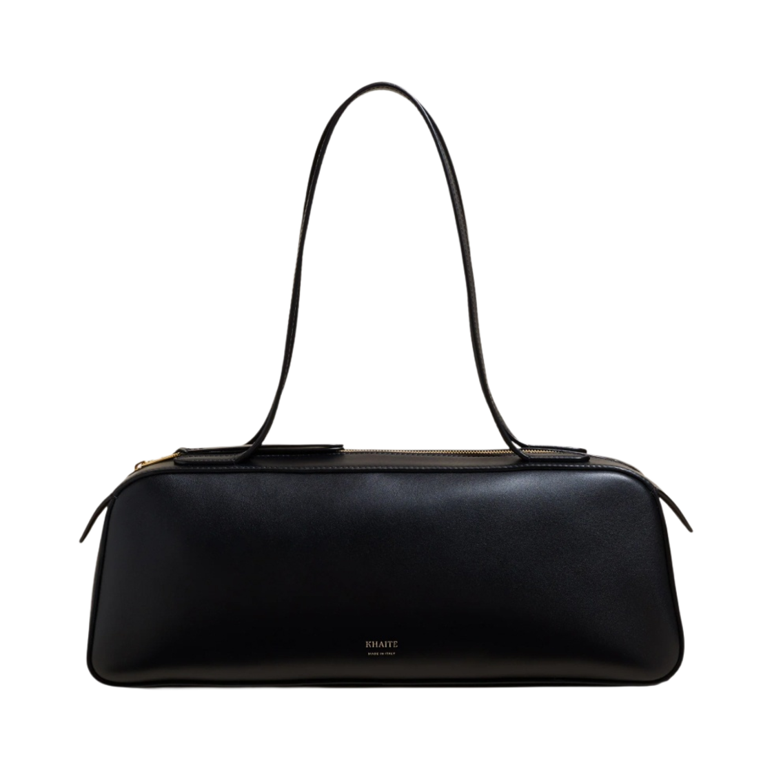 H2040-875-200 Khaite The Simona Shoulder Bag in Smooth Calfskin Leather Black