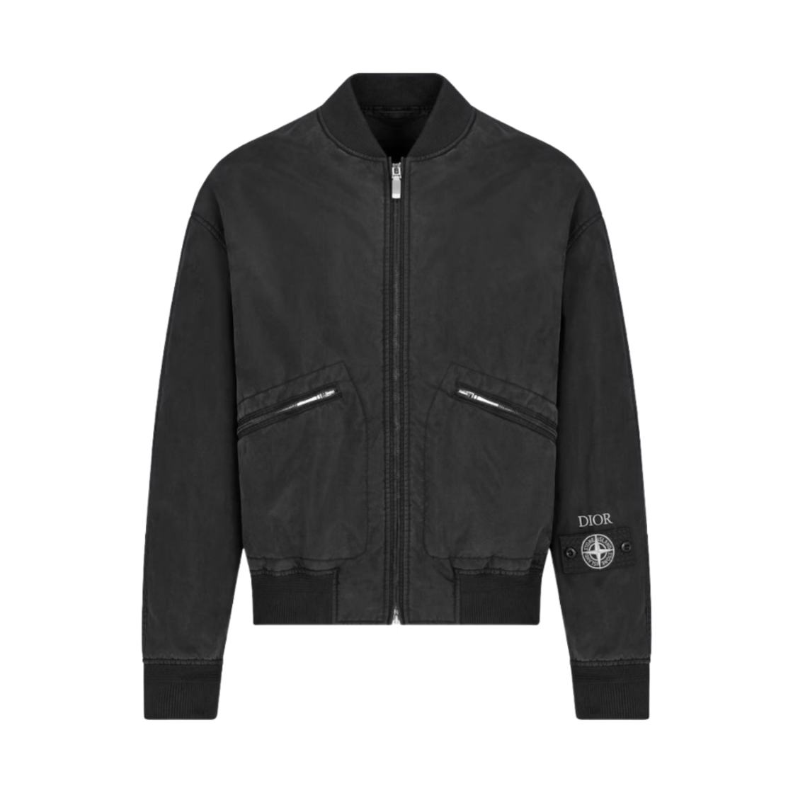 디올 x 스톤 아일랜드 봄버 자켓 블랙(Dior x Stone Island Bomber Jacket Black)