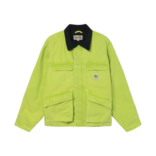 스투시 워시드 캔버스 샵 자켓 오렌지 | Stussy | KREAM